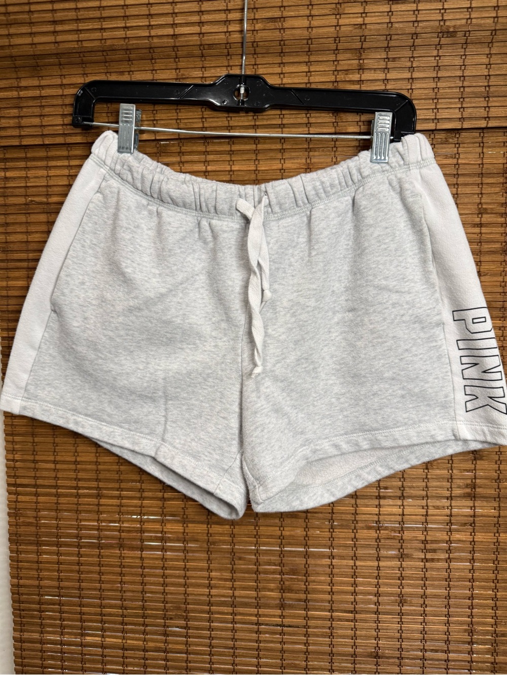 PINK Victoria's Secret Heather Gray Fleece Athletic Shorts
